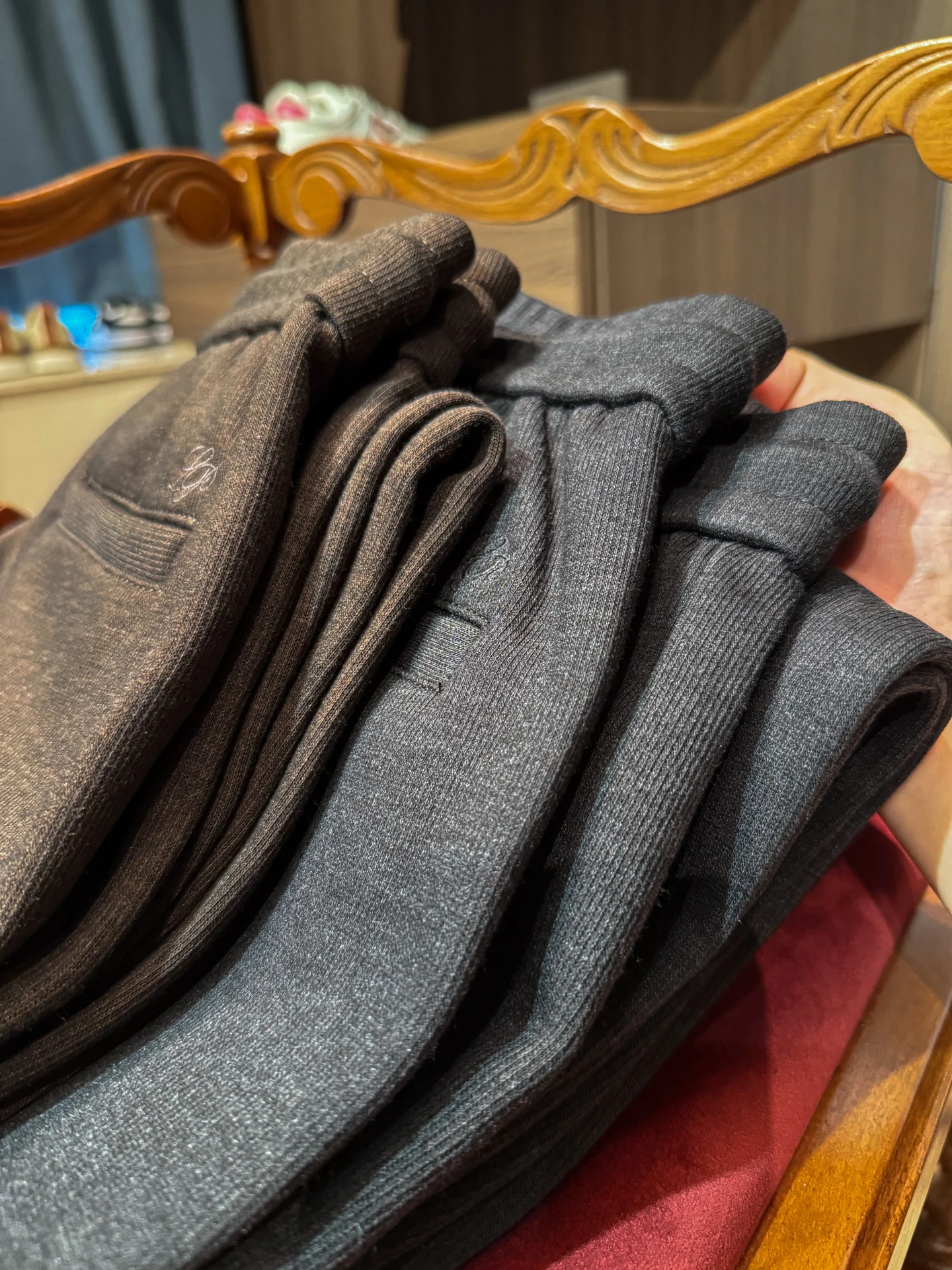 

Мужские повседневные брюки Balmie из смесовой шерсти: комфортные, теплые, прямые, приятные к телу, для осени и зимы, из смесового полиэстера