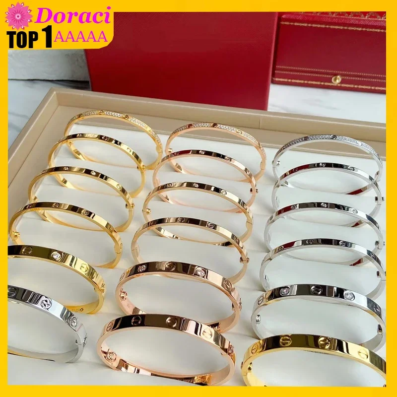 2025 S925 Silver AAAAA Quality High End New European and American Personalized Fashion LOVE Bracelet, Essential for Women-15%