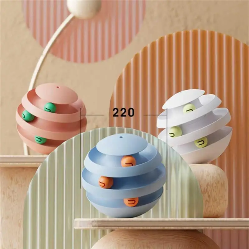 

Cats Tracks Tracks Amusement Interactive Cat Toy Cats Toy Tower Intelligence Turntable Roller Balls