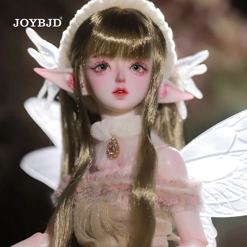 

JOYBJD Daphne 1/4 Bjd Doll Flowers Magnetic Ears New Autumn Winter Collection 3 Tiers of Hemlines Style Christmas Jointed Doll