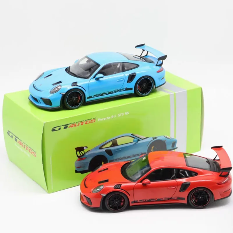 

WELLY GTA Alloy 1/18 New Porsche 992 911 GT3 RS Car Model Classics Adult Souvenir Gift Static Display