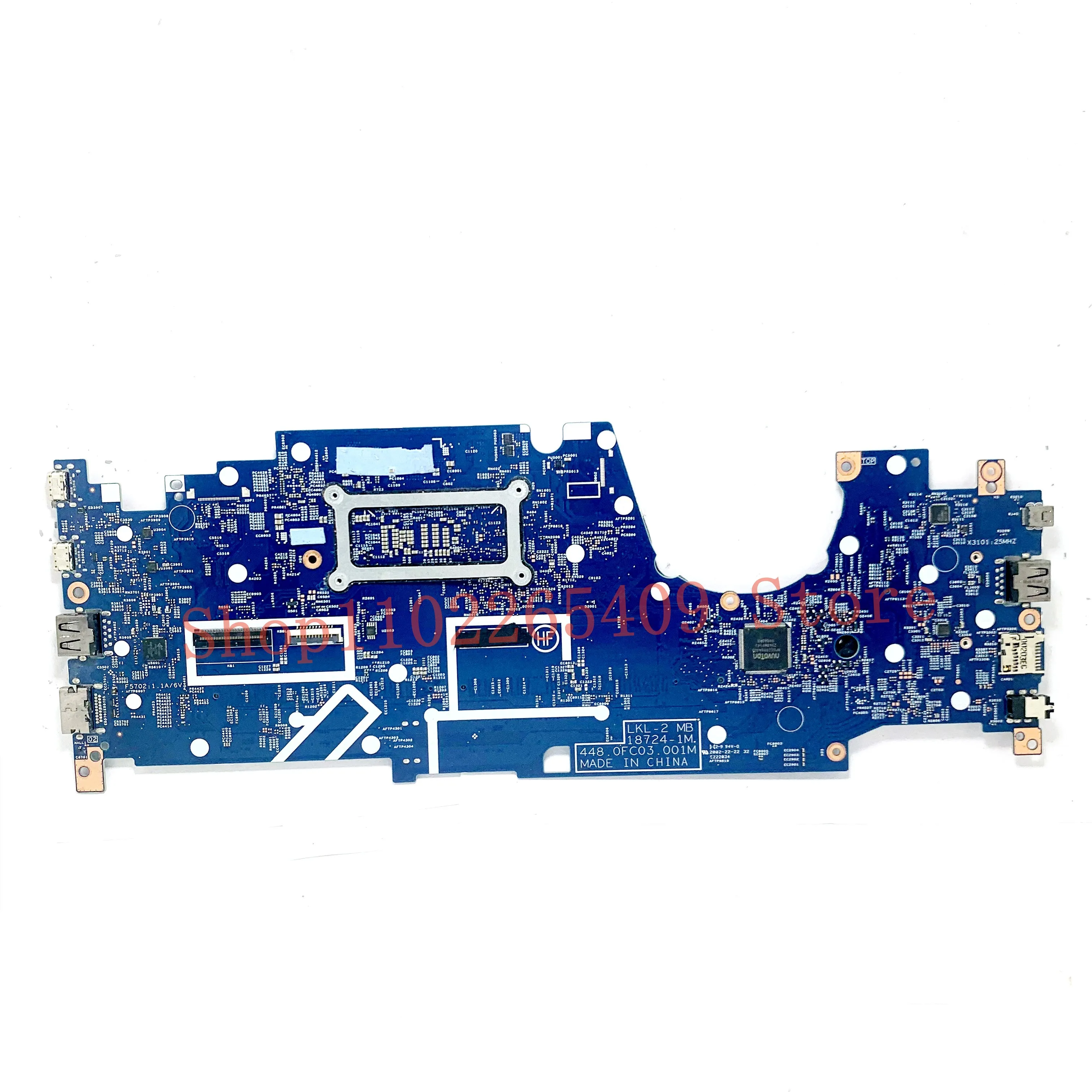 

448.0FC03.001M материнская плата для Lenovo ThinkPad L390 Yoga, материнская плата для ноутбука 18724-1M с процессором SRFFZ I3-8145U, 100% полностью работает хорошо