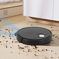 Smart Robot Vacuum with APP Control 1800Pa Strong Suction and Wet Mopping 90mins Runtime for Large House RS800 Model White Black