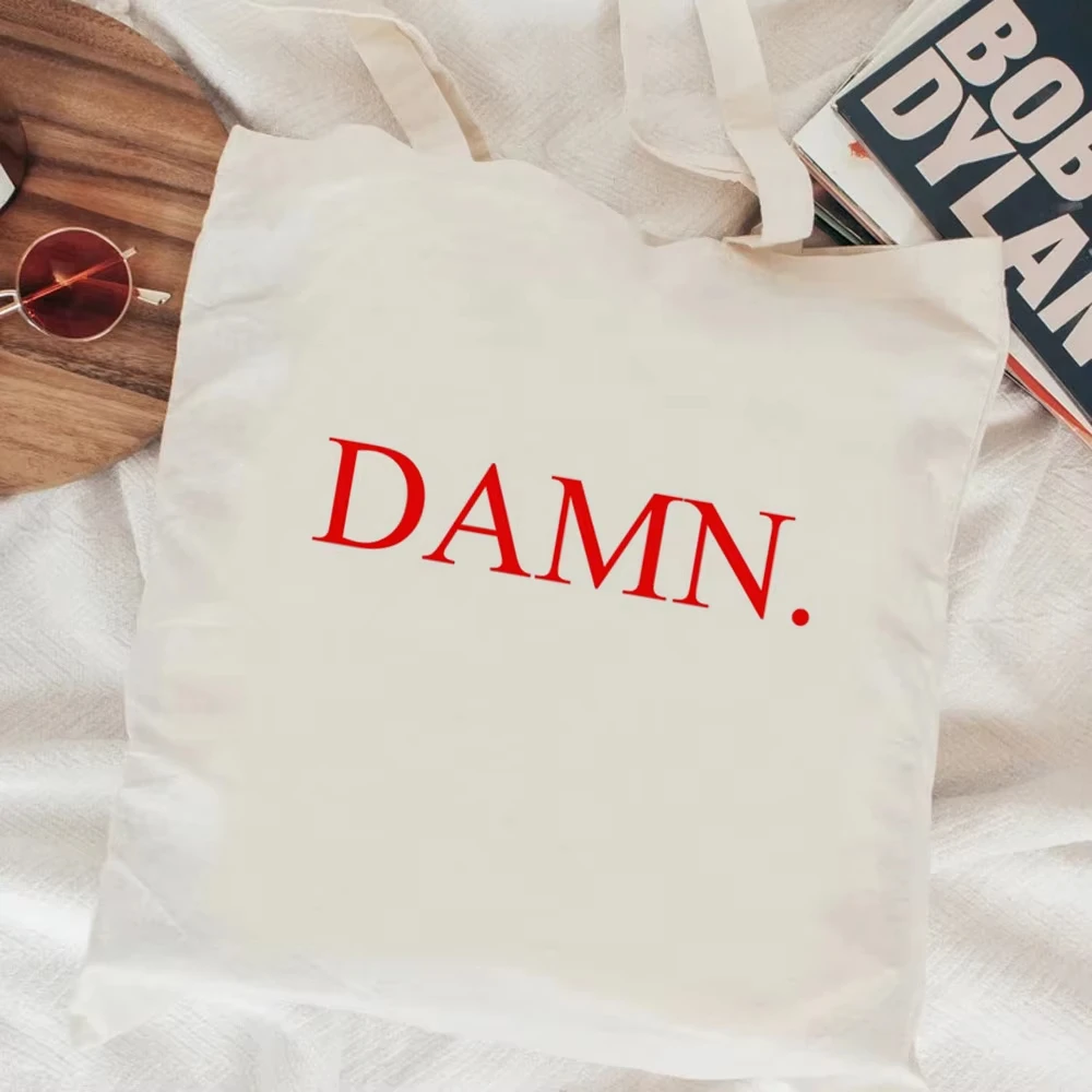 

Kendrick Lamar Сумка для покупок Сумка для переработки Джутовая сумка Eco Bolsa Tote Сумка Bolso Складная сумка для покупок Sacola Grab