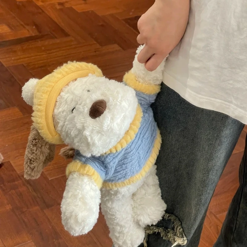 

45cm Super Cute Dressed Dog Plush Toy Kawaii Costume Soft and Soothing Dog Doll for Children Festival Birthday Gift for Kid