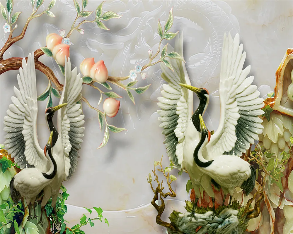 Xuesu Customized large-scale mural wallpaper with black texture background wall