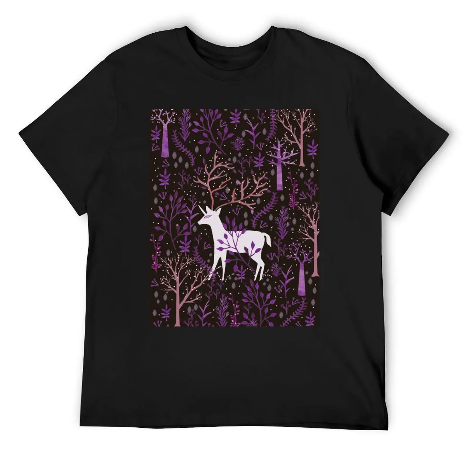 

Футболка Deericorn in Purple, футболка на заказ, летний топ большого размера, футболка с короткими рукавами, мужские футболки с рисунком в стиле хип-хоп