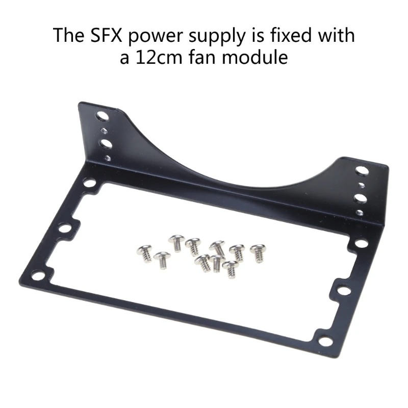 Practical PSU Power Supply Holder in 12cm 14cm Fan Slot in PC Cases