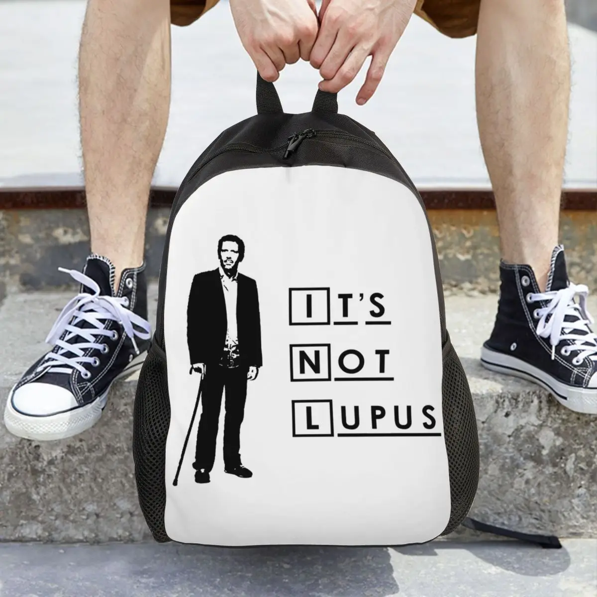 

Dr House - It's Not Lupus Backpack Hot Sale Daypack Large Capacity Children BookBag School Bag Shoulder Bags for Men Women