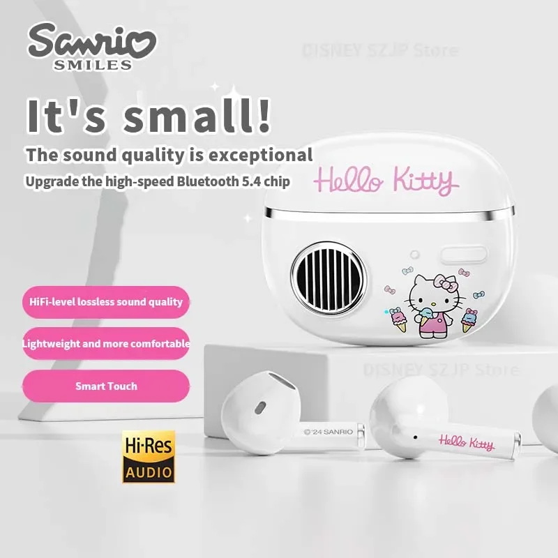 Sanrio Hello Kitty TWS Earbuds BL77 Kuromi Earphones Bluetooth My Melody Wireless Headset Sport Noise Reduction Gaming Headphone