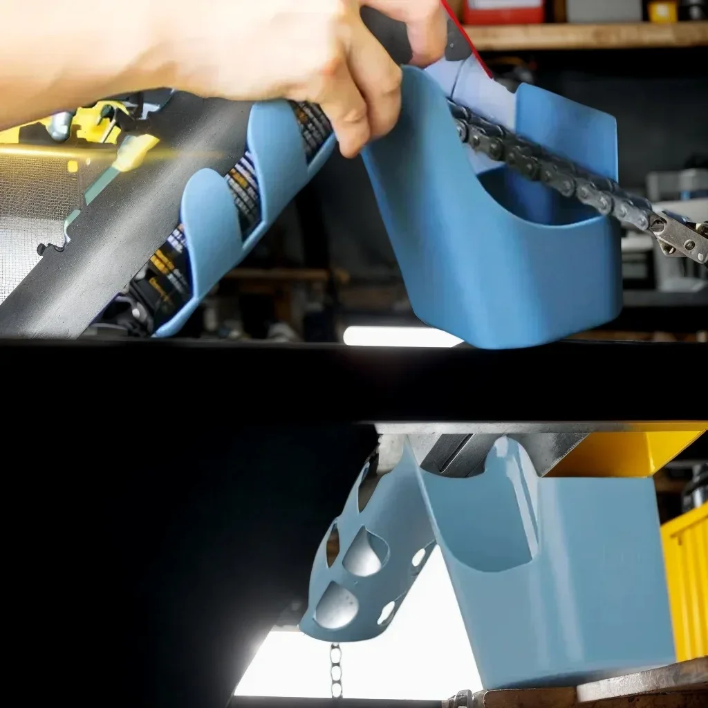 

Motorcycle Chain Oil Storage Box - Splash-Proof Cleaning Tool for Anti-Spray Chain Maintenance