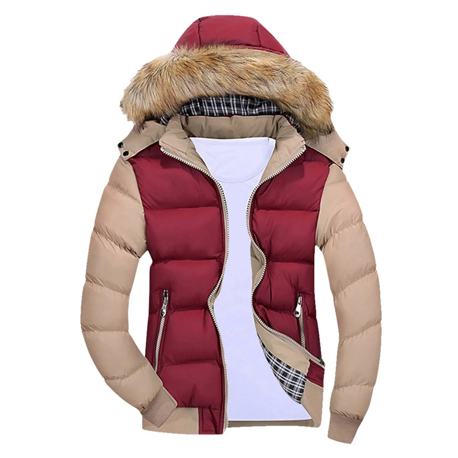 Parka com capuz à prova de vento masculino, casaco quente, casaco casual, streetwear vintage, roupa de neve, casaco plus size, outwear masculino, inverno, novo