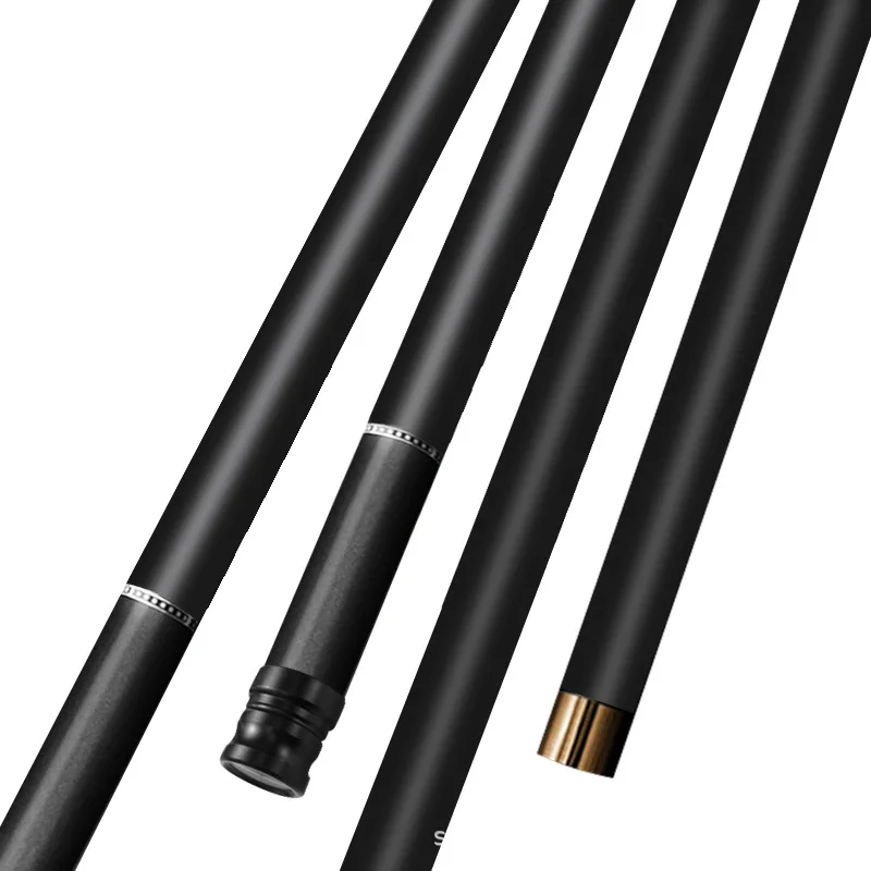 High Elasticity All-In-One Pool Table Cue Stainless Steel Joint Black Technology Carbon Fiber Material Snooker Billiard Ash Wood