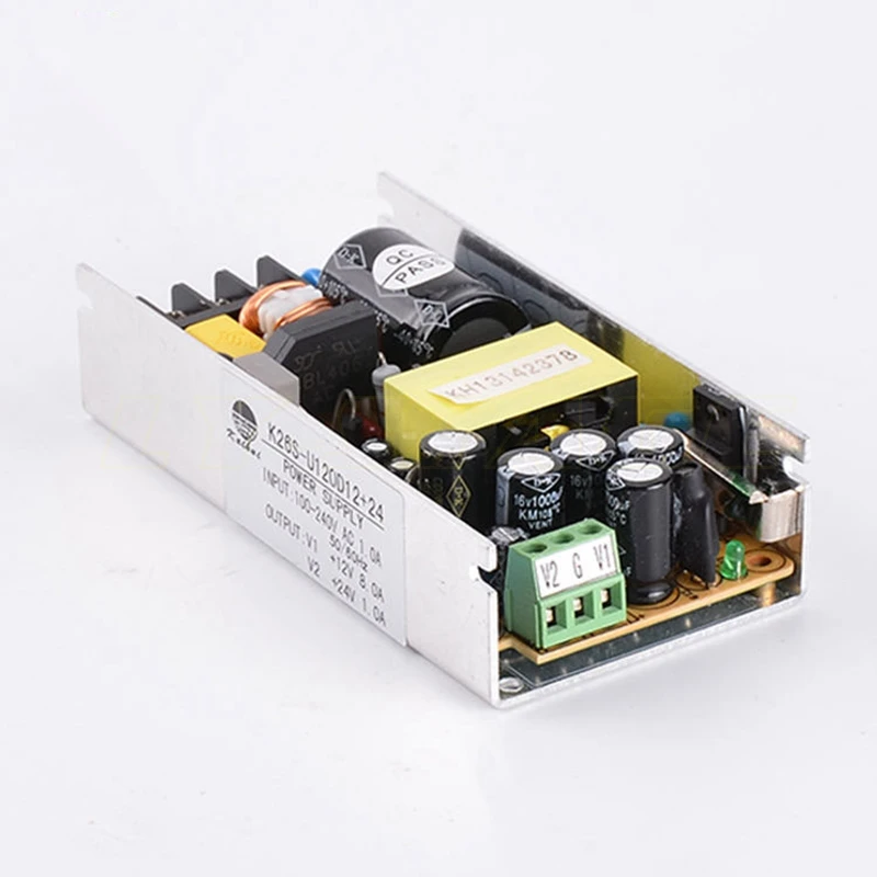 Electronic AC/DC Dual Output 24v 12v Open Frame Power Supply 120w