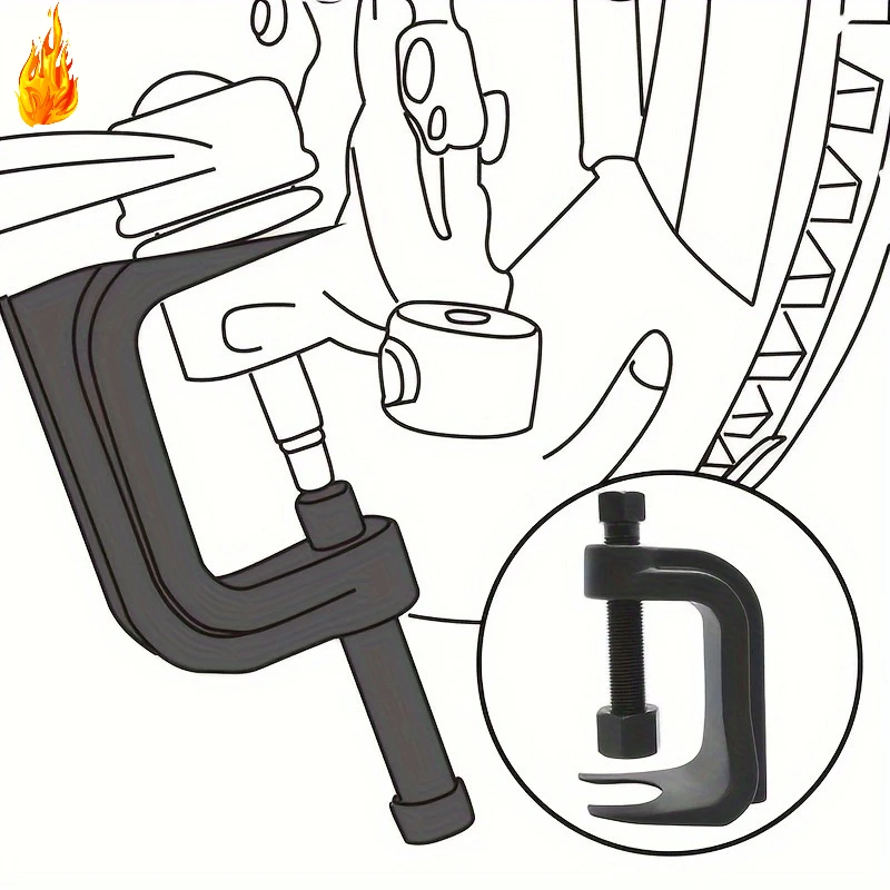 

Универсальный инструмент для разделения шаровых шарниров 2-3/8 дюйма — комплект сверхмощных съемников для автомобилей, грузовиков и внедорожников, инструмент для снятия нескользящих