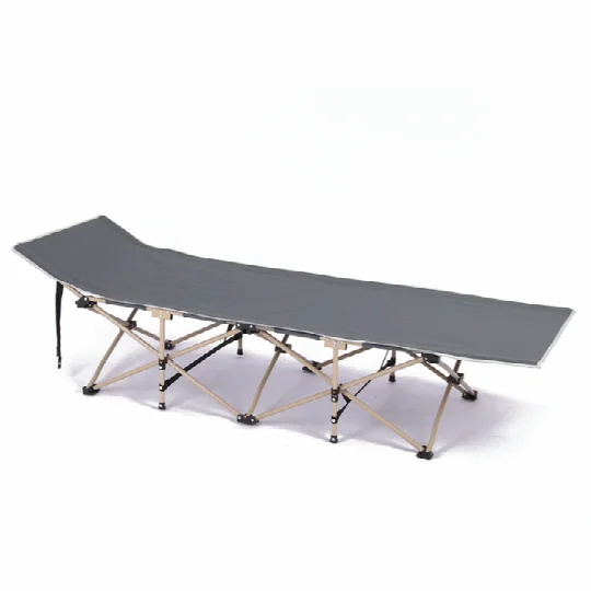 

APB004 Q195 carbon steel pipe Folding Cot OEM Outdoor Camping Sleeping Bed Portable Folding Camp Bed 120KG