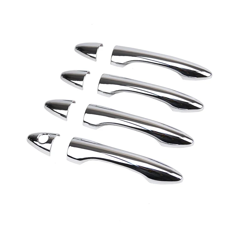 8Pcs/Set ABS Chrome Door Handle Cover Trim Sticker for Hyundai IX 35 Ix35 2010 20112012 2013 2014 Car styling Accessories