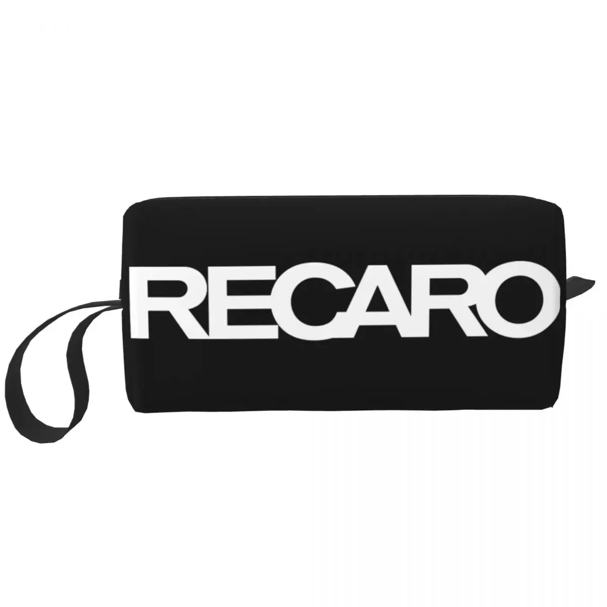 Custom Recaros Logo Toiletry Bag Women Cosmetic Makeup Organizer Ladies Beauty Storage Dopp Kit Box