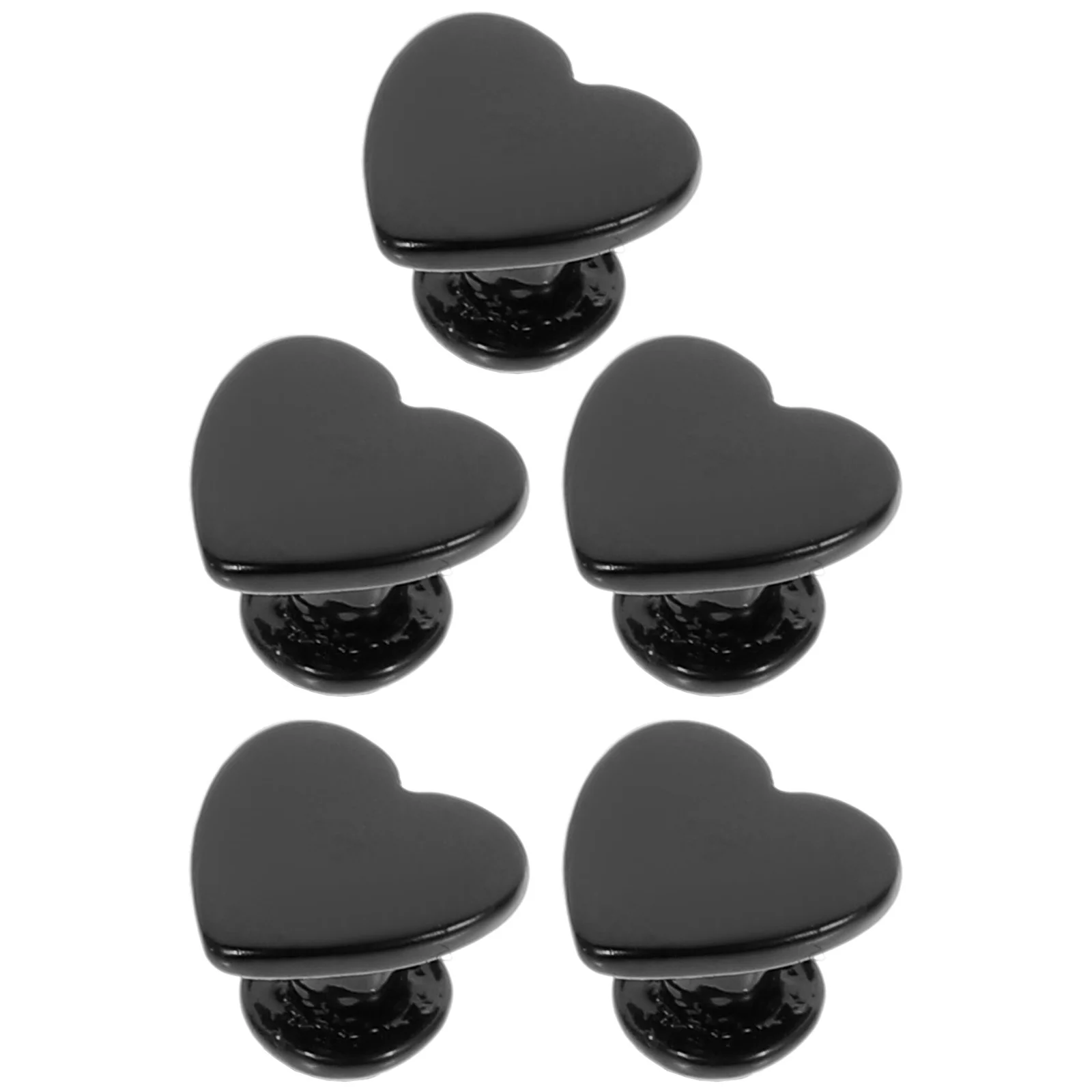 5 قطعة حلقات زخرفية معدنية ترصيع لساعة اليد سبيكة القلب سحر استبدال الملحقات زخارف حزام دقيق #2