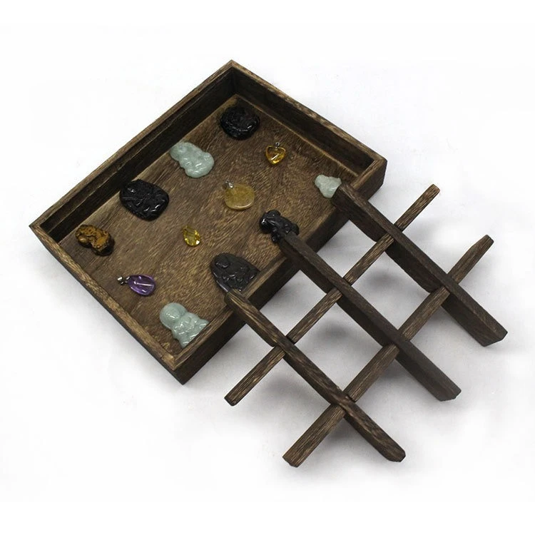 

Watch Bracelet Display Stand 4/6/12/18/24 Grids Display Tray Star Moon Bodhi Bead Bracelet Display Stand Jewelry Wooden Box