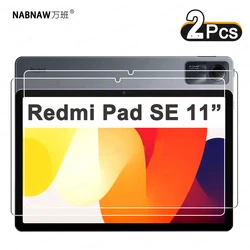 2 Pieces HD Scratch Proof Screen Protector Tempered Glass For Xiaomi Redmi Pad SE 11-inch 2023 Tablet Protective Film