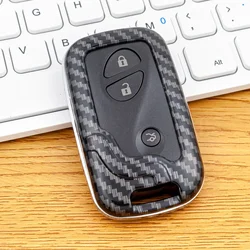 ABS Plastic Carbon Fiber Car Key Case Cover For Lexus CT200h ES350 GS300 GX460 HS250h IS250 LS460 LS600h LX570 RX350 RX450h