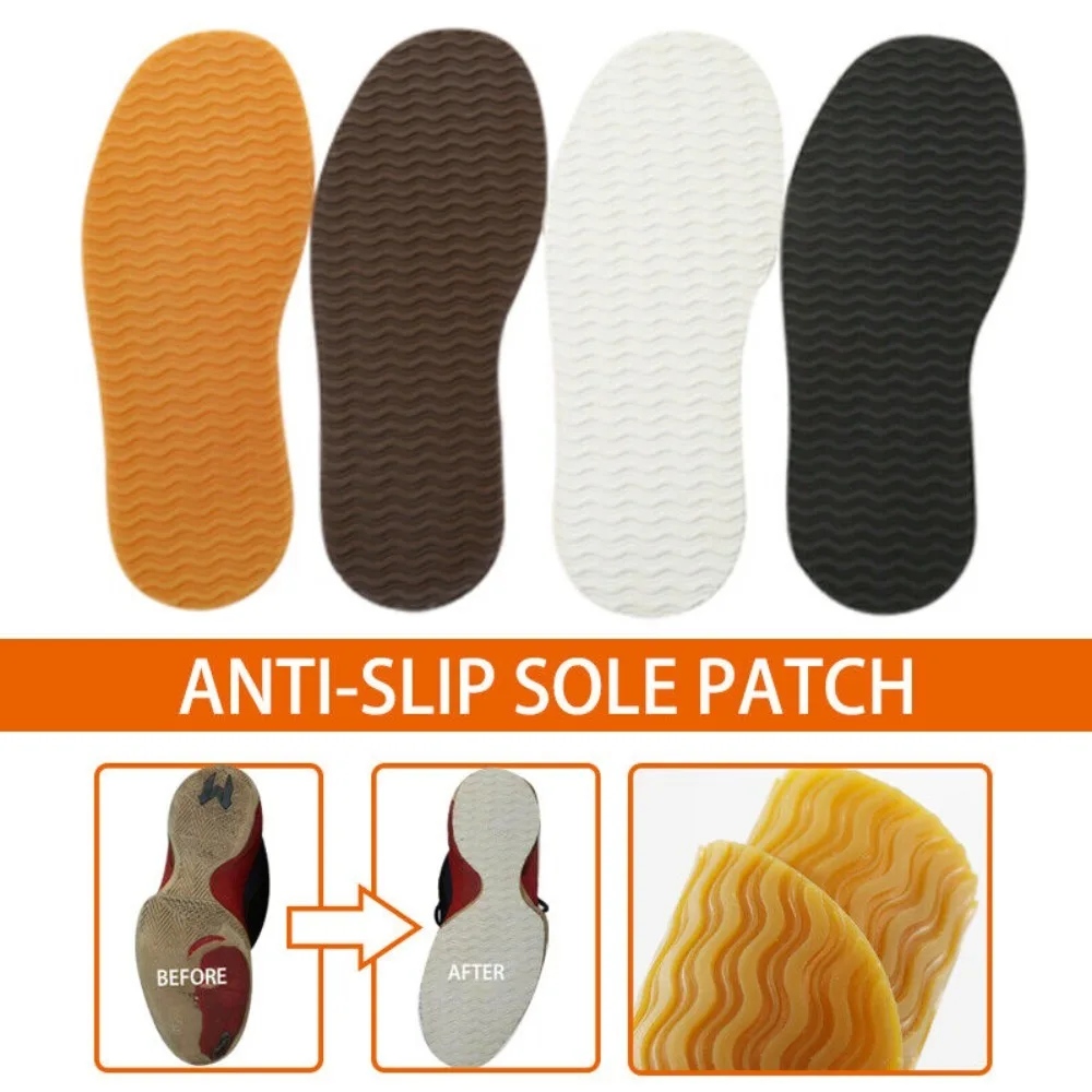 Replacement Anti-slip Rubber Soles DIY Stick On Heel Repair Shoes Pads Cushion
