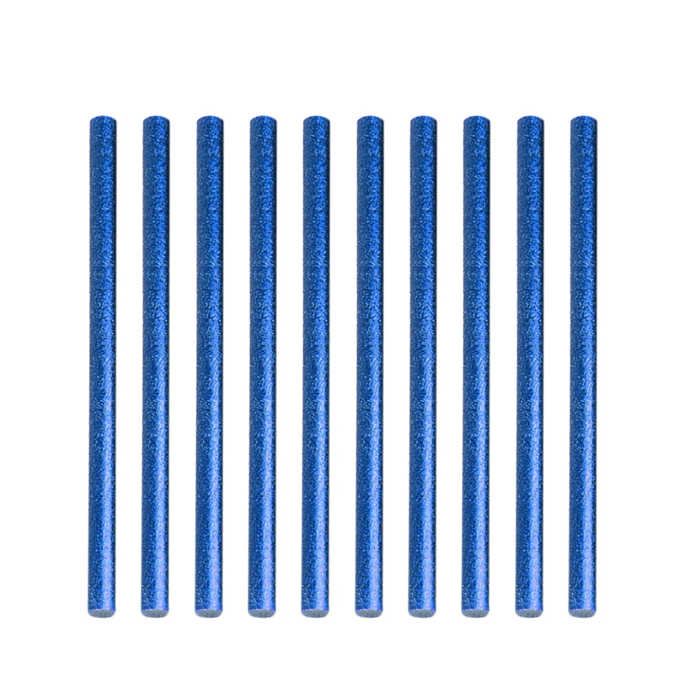 

100Pcs Hot Melt Glue Sticks Colorful DIY Glue Sticks for Wood Plastic Fiber Electronics 7x100mm Blue Strong Adhesion High