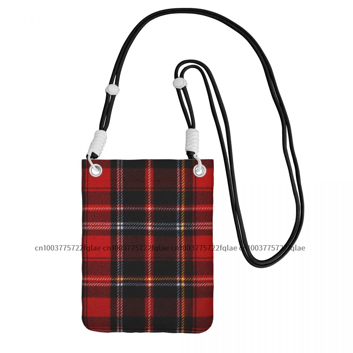 

Red Checkered Coin Bags Card mobile phone Case Women Crossbody Bag