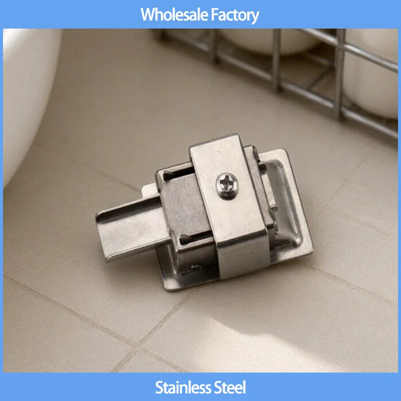 4pcs Pull Plate Lock Box Truck Cabinet Lock Engineering Vehicle Toolbox Lock Distribution Box Cabinet Lock Stainless Steel
