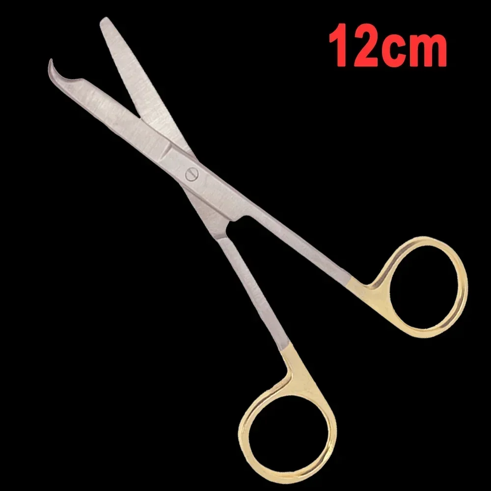 2Pcs/set Stainless Steel Tools Spencer Stitch Suture Removal Scissors Dental Surgical Instruments 12Cm