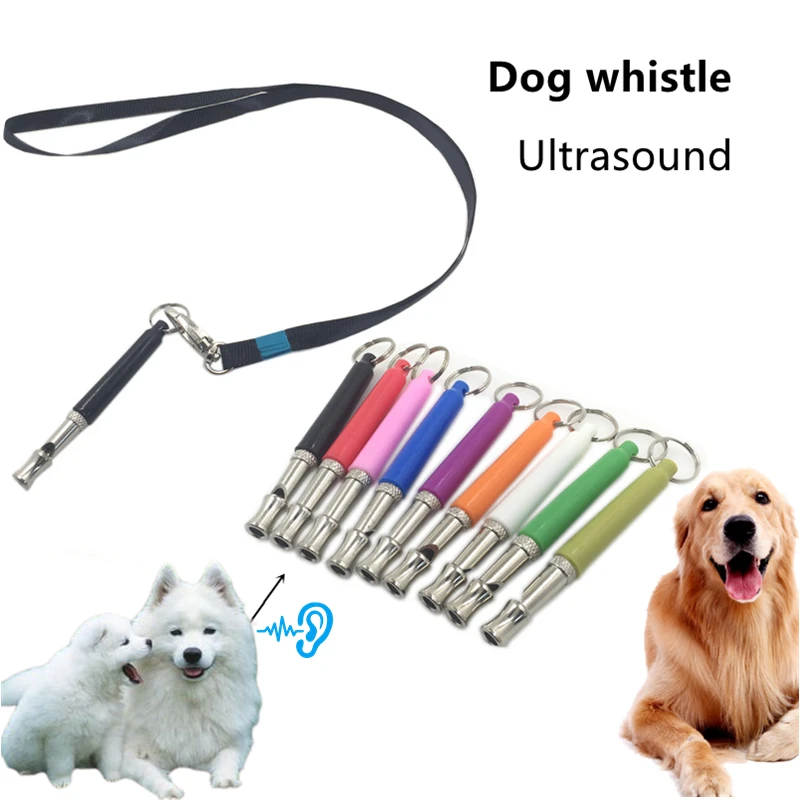 Pet Dog Training Whistle High Frequency Ultrasonic Adjustable Voice Control Barking Obedience Tool Dog Accessories Supplies