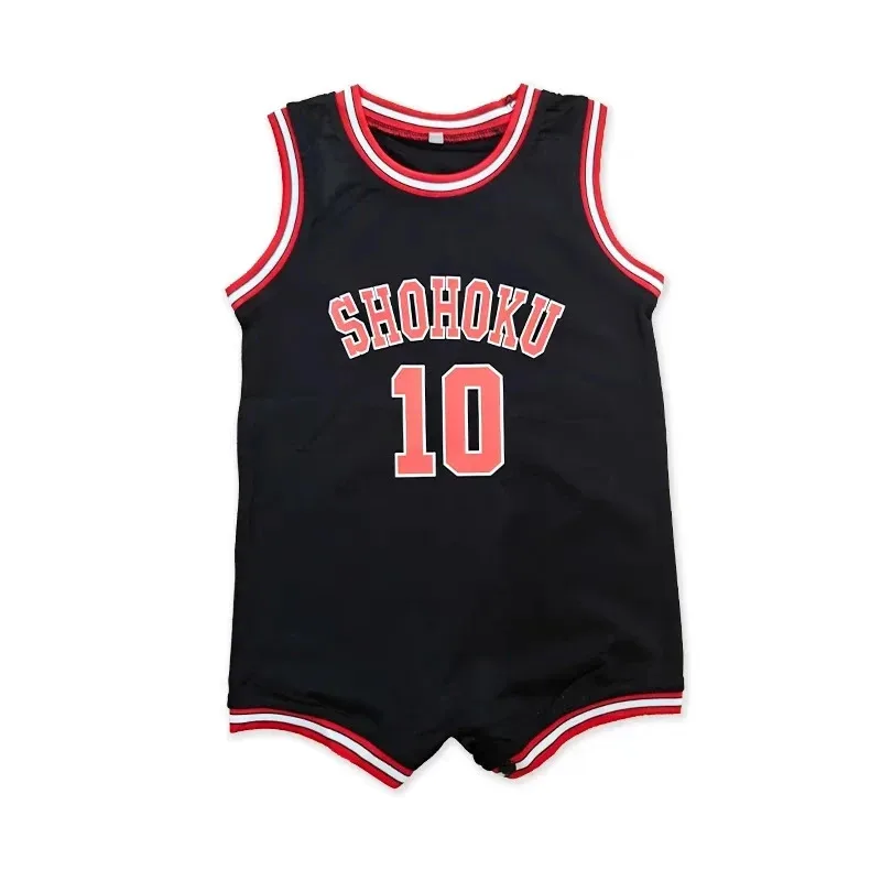 أنيمي 0 إلى 3 سنوات الطفل بذلة سلام دنك جيرسي شوهوكو ساكوراجي كرة السلة جيرسي داخلية الاطفال تأثيري موحدة مجموعة زي #4