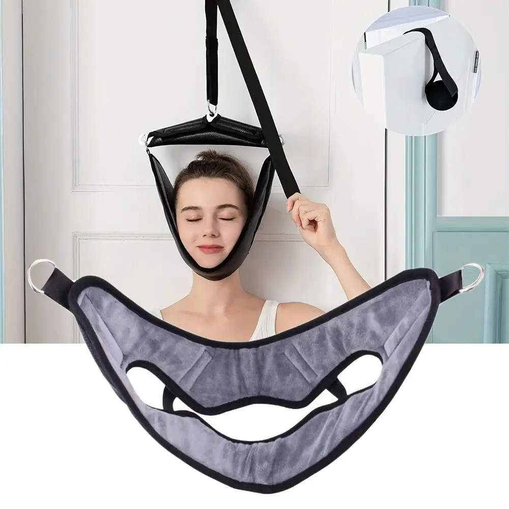 

Soft Cervical Neck Traction Belt Adjustable Therapy Stretching Cervical Spine Orthosis Correction Vertebrae Decompression