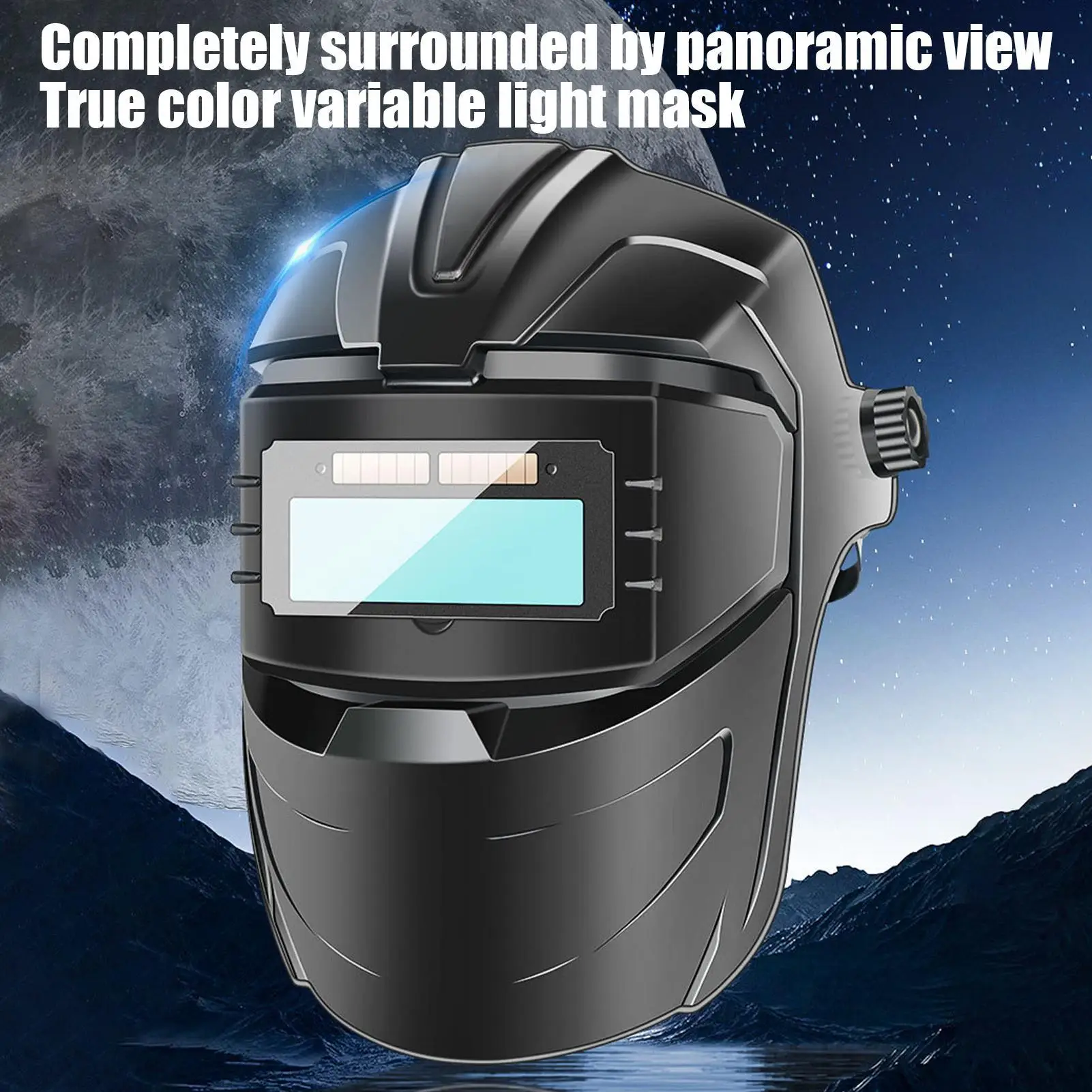

Welding Masks Automatic Variable Light Adjustment Large View Auto Darkening Welding Facemask for Arc Welding Grinding Cutting