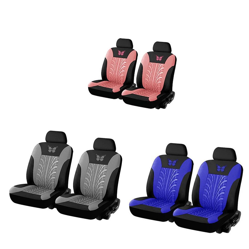 

2 Pcs Car Chair Cover Truck Seat Automotive Cushions for Driving Covers Universal Front Pattern Cars