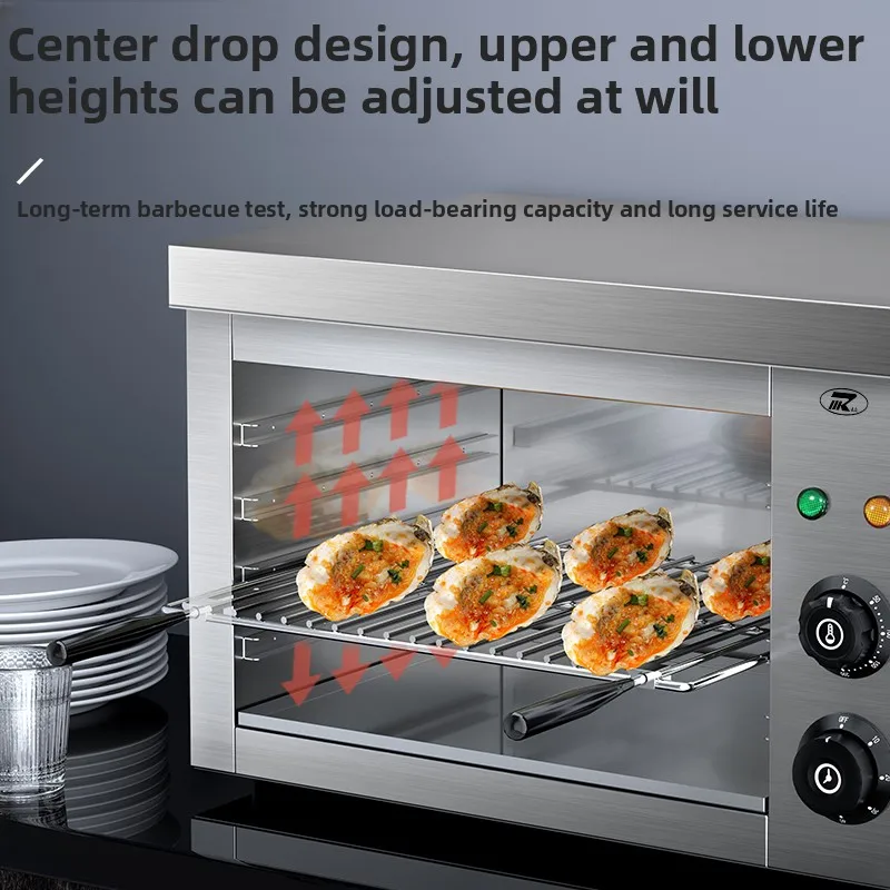 

KX Smokeless Electric Oven Commercial 938 Wall Mounted Electric Heating Timing Noodles BBQ Grill Fish Drying Oven Bake Oven