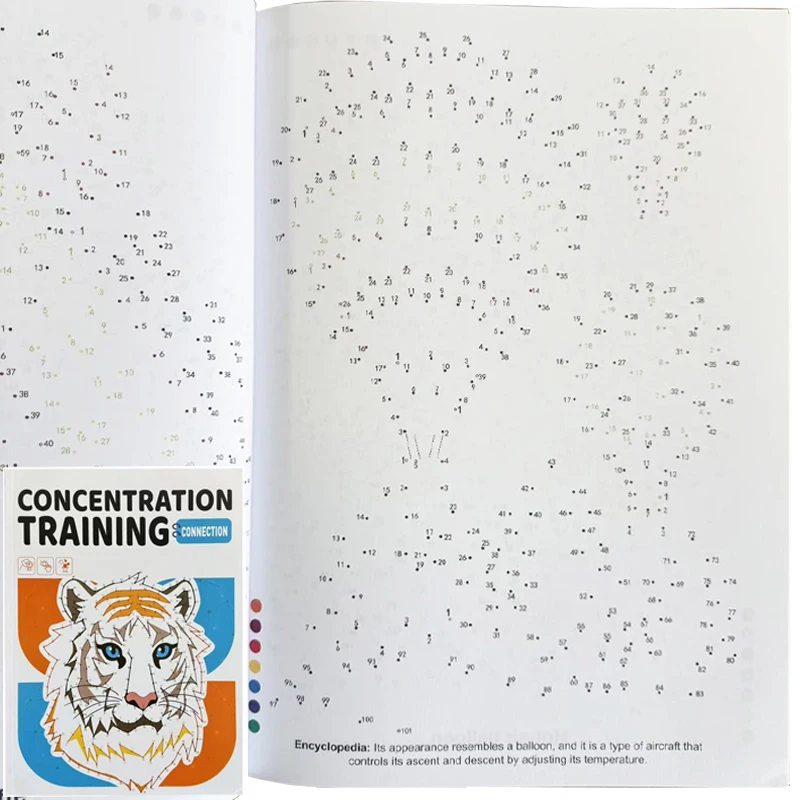 

Тренировка навыков рисования для детей: соединение линий, точки и линии, развивающая книга с 48 цветными страницами