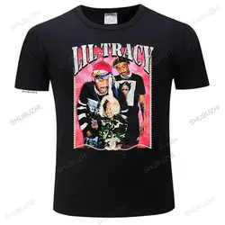 Fashion brand t shirt mens crew neck tees New Lil Tracy Rapper Hip Hop Like A Farmer Unisex Men T-Shirt Summer top gift