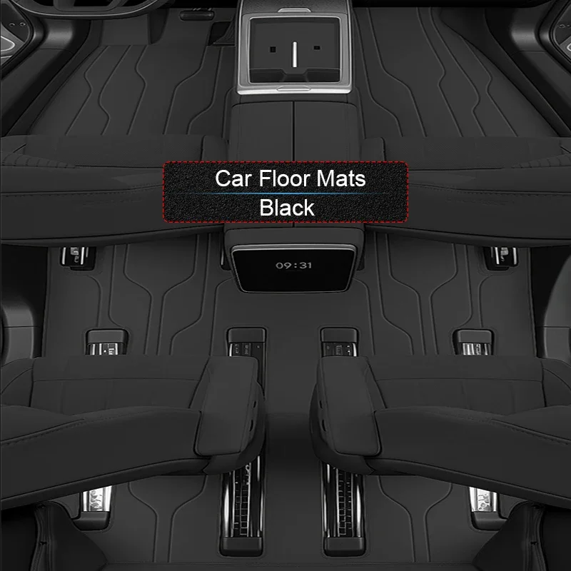 

Custom Nappa Leather Anti-Slip Car Foot Protect Mat Auto Luxury Waterproof Floor Pad Accessory For NIO ONOV L90 2025-Present