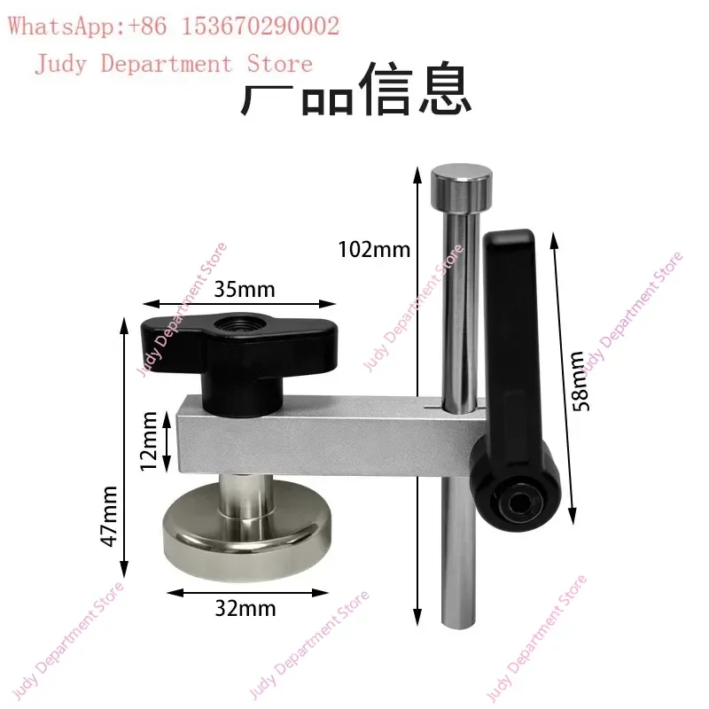 Self Centering Vise Magnetic Assisted Positioner Powerful Magnet Quick Repeat Positioning Vise Clamp for Precision Work