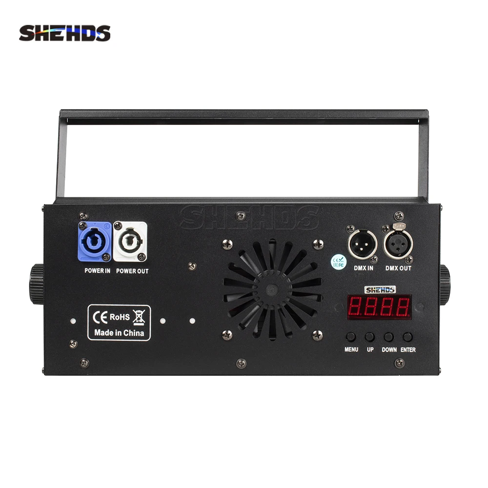 SHEHDS 2 ชิ้น LED COB ล้าง 2 ตา 2x100 วัตต์น้ําท่วม Stage Blinder Matrix Light Uplighting DMX 512 สําหรับ DJ Disco ผู้ชม Party