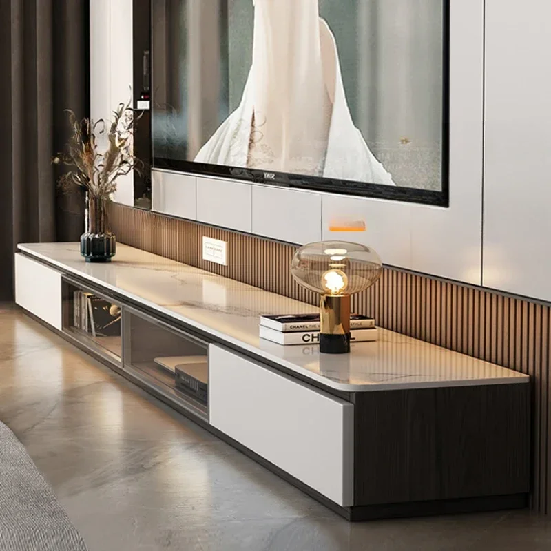 

Salon Furniture Drawer Living Room Decoration Table Industrial Modern Console Mobile TV Stand Mueble Para Tv Floor Aesthetic
