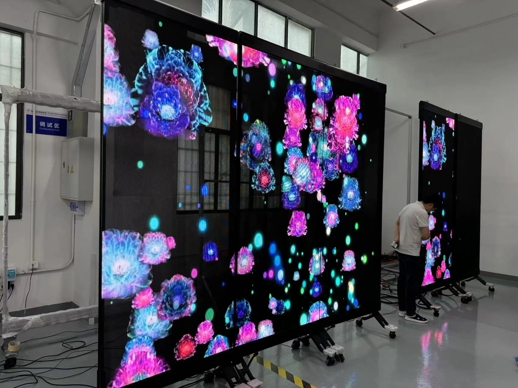 Self-adhesive Transparent LED Film Screen for Glass Window Advertising Full Transparent