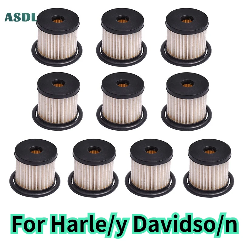 1/6/10pc For Harle/y Motorcycle Oil Filters Fuel Filter Dyna CVO Low Street Bob Super Glide Wide Electra Glide Fatboy Road King