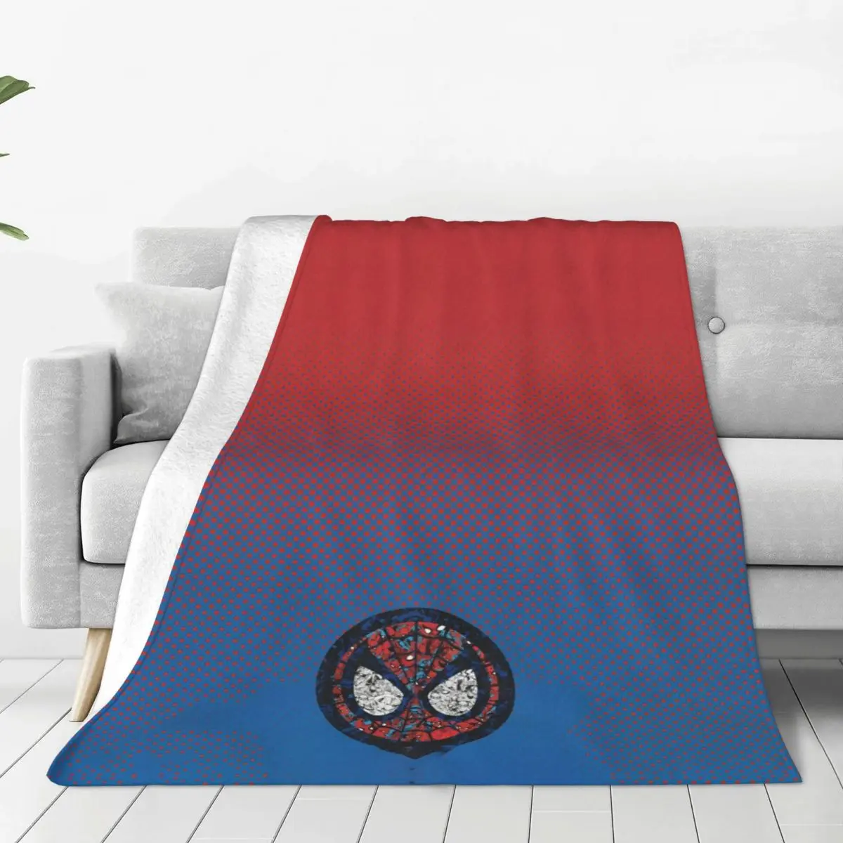 

Spider Man Warm Blanket Kids Plush Throw Blanket Fashion Outdoor Flannel Bedspread Sofa Bed Cover
