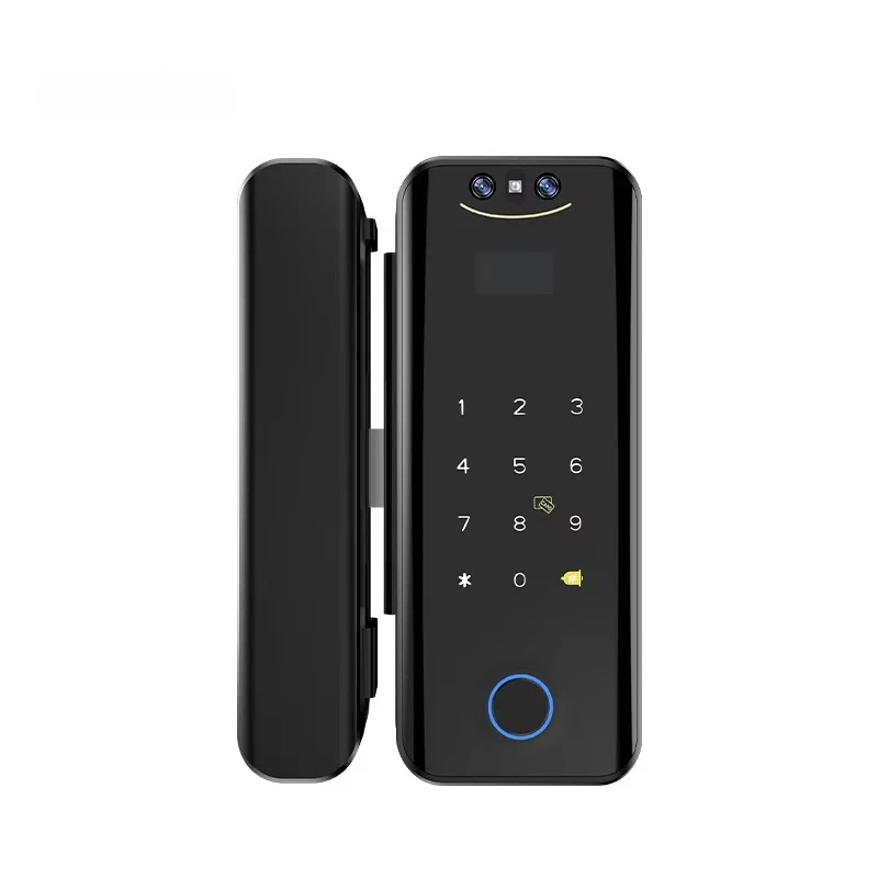 

Умный электрический замок, умный Wi-Fi, цифровой двойной раздвижной стеклянный дверной замок Tuya с распознаванием лиц, умный замок