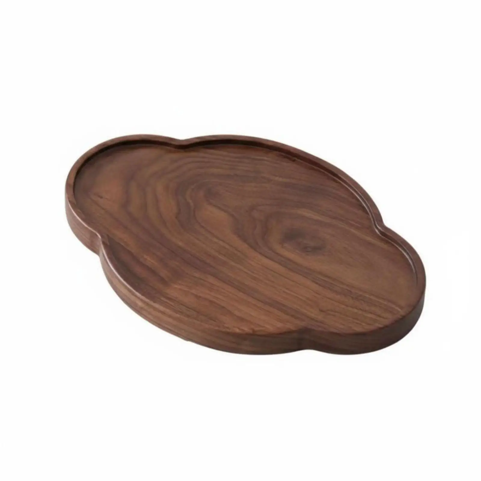 Gongfu Tea Ceremony Board Elegant Design Border Wood Coaster for Home