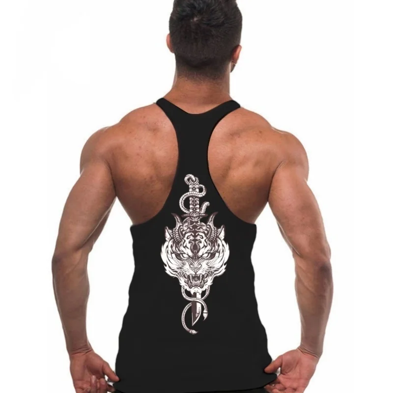

Men's Workout Muscle Vest – Bodybuilding Stringer Tank, Comfort-Fit Cotton Fabric for Extended Training Hour Sessions