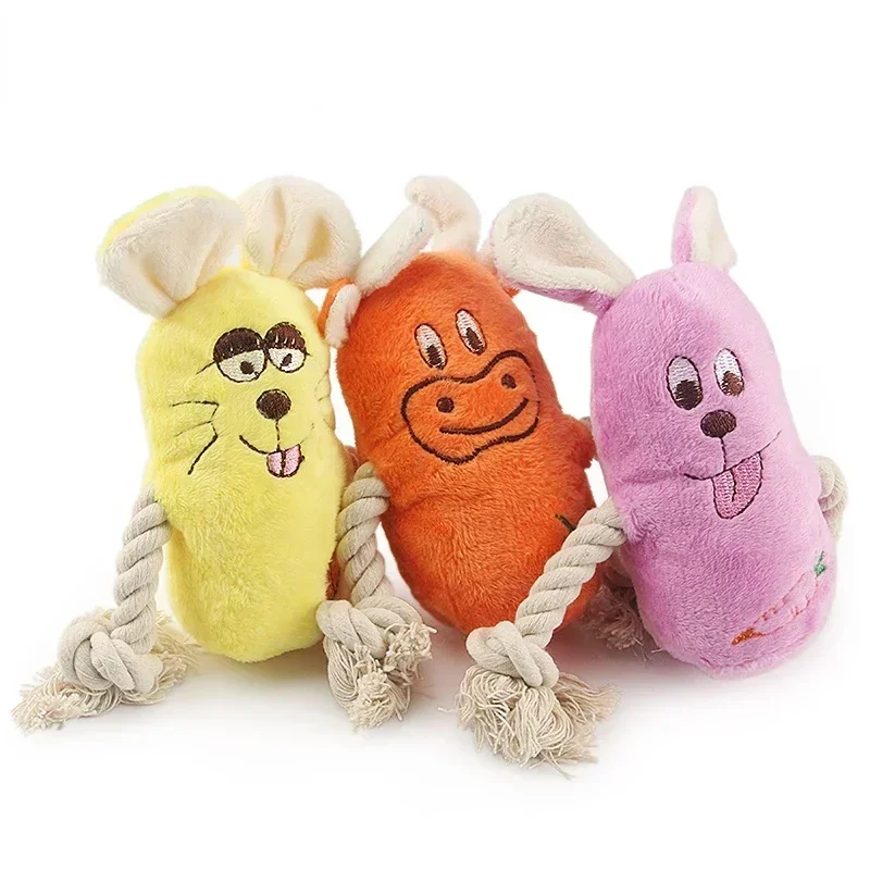 

Squeaky Dog Toy Dogs Chew Toys for Small Large Dogs Breed Aggressive Chewers Puppy Teething Plush Toys Pet Products